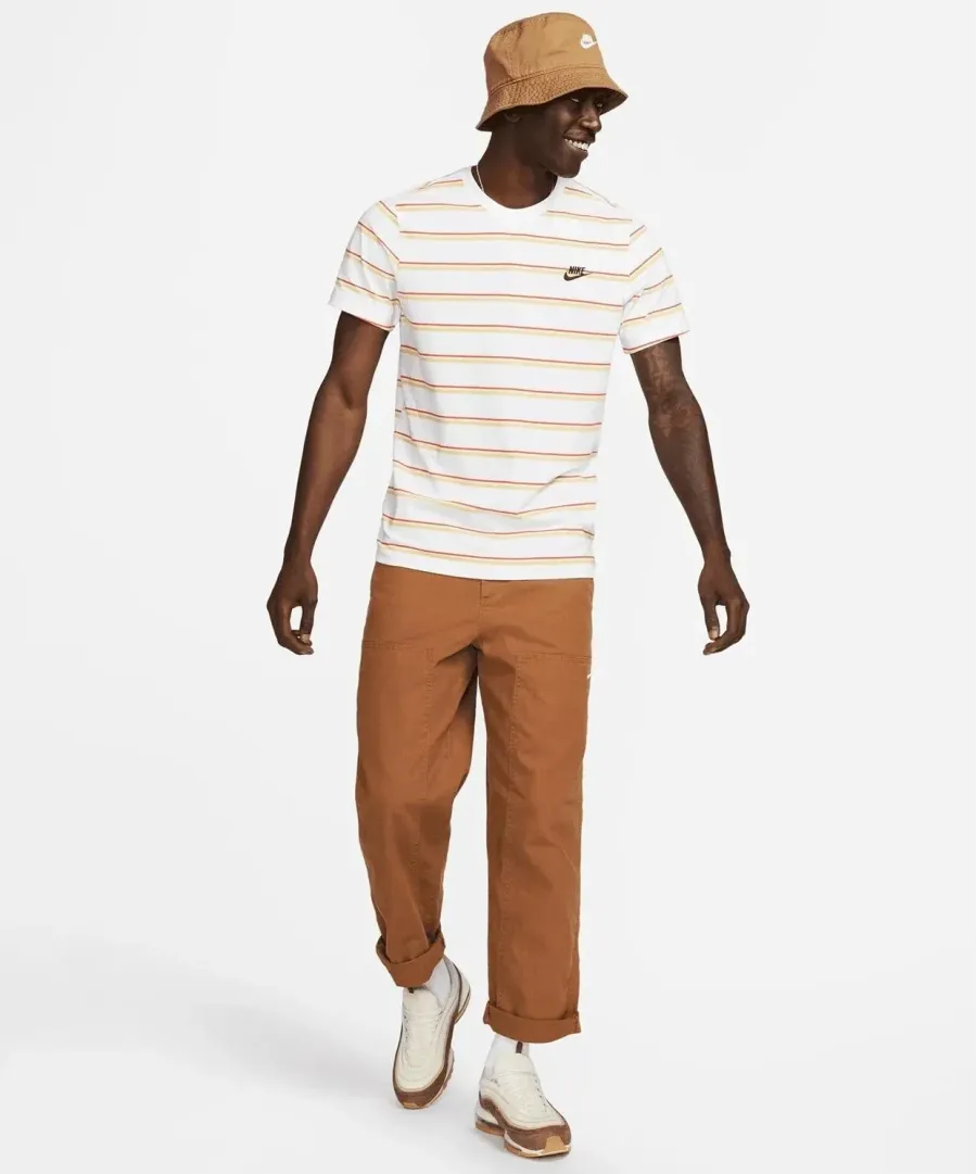 Футболка Nike Sportswear Club Stripe Tee DZ2985-100