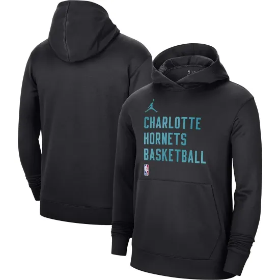 Кофта Nike Air Jordan Charlotte Hornets Performance Spotlight On Court Practice FB3690-010