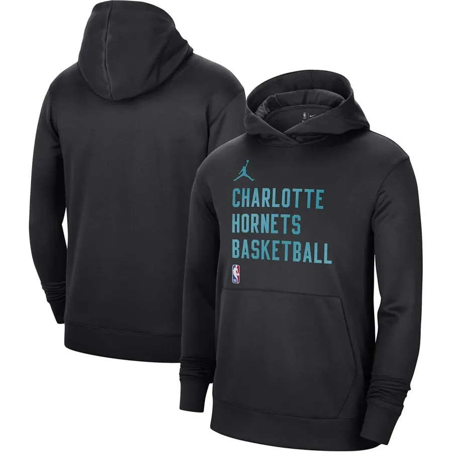 Кофта Nike Air Jordan Charlotte Hornets Performance Spotlight On Court Practice FB3690-010