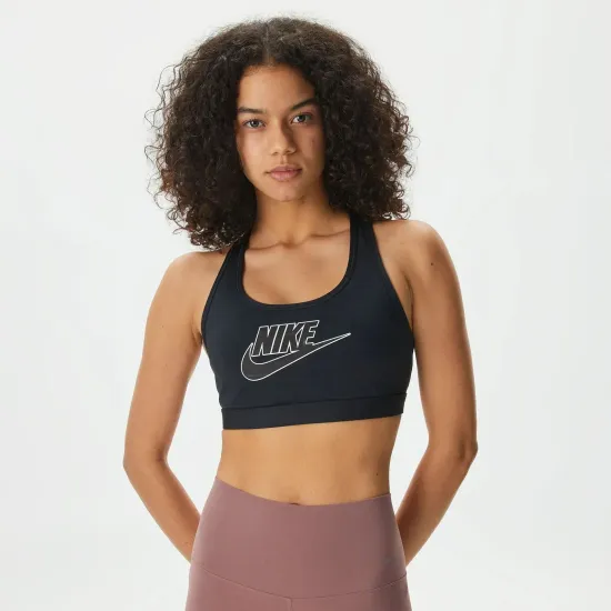 Топ Nike Swoosh Medium-Support Futura Sports FB4080-010