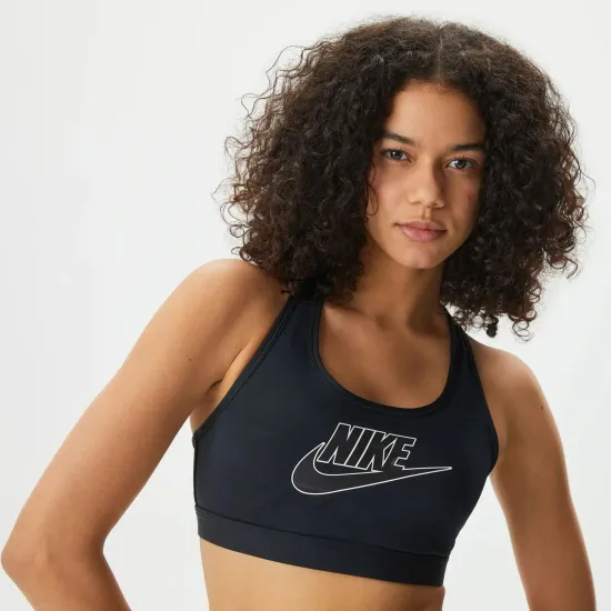 Топ Nike Swoosh Medium-Support Futura Sports FB4080-010