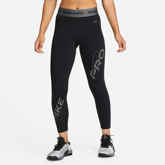 Легінси Nike Pro Mid-Rise 7/8 Graphic FB5488-010