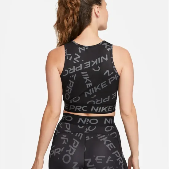 Топ Nike Pro Dri-FIT Crop Printed Tank Top FB5500-010