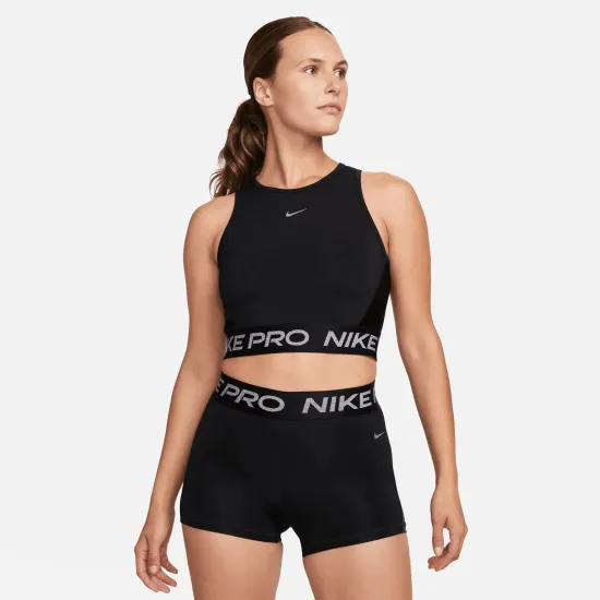 Топ Nike Pro Dri-Fit Crop Tank Shine FB5588-010