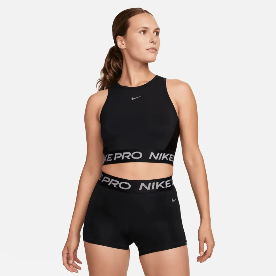 Топ Nike Pro Dri-Fit Crop Tank Shine FB5588-010