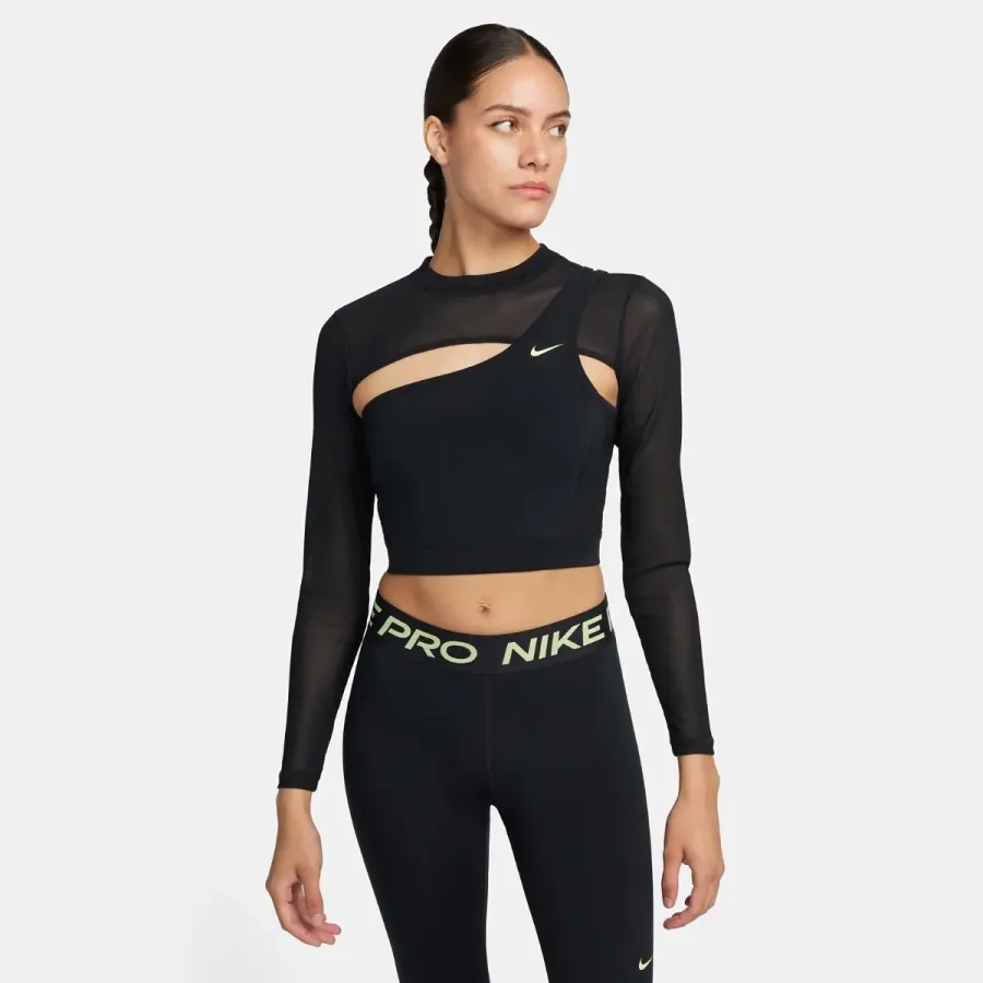 Топ Nike Pro Long-Sleeve Cropped FB5683-010
