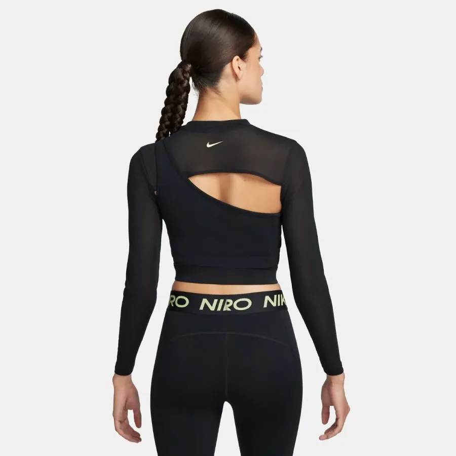 Топ Nike Pro Long-Sleeve Cropped FB5683-010