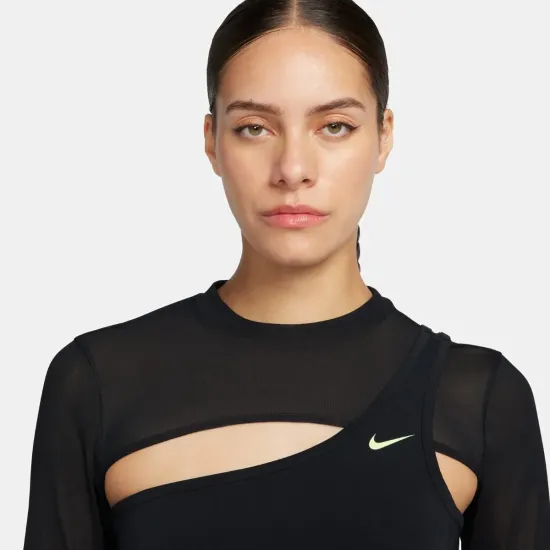 Топ Nike Pro Long-Sleeve Cropped FB5683-010