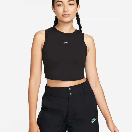 Майка Nike Sportswear Chill Knit Tight Cropped Mini-Rib FB8279-010