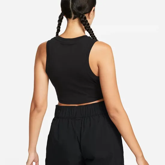 Майка Nike Sportswear Chill Knit Tight Cropped Mini-Rib FB8279-010