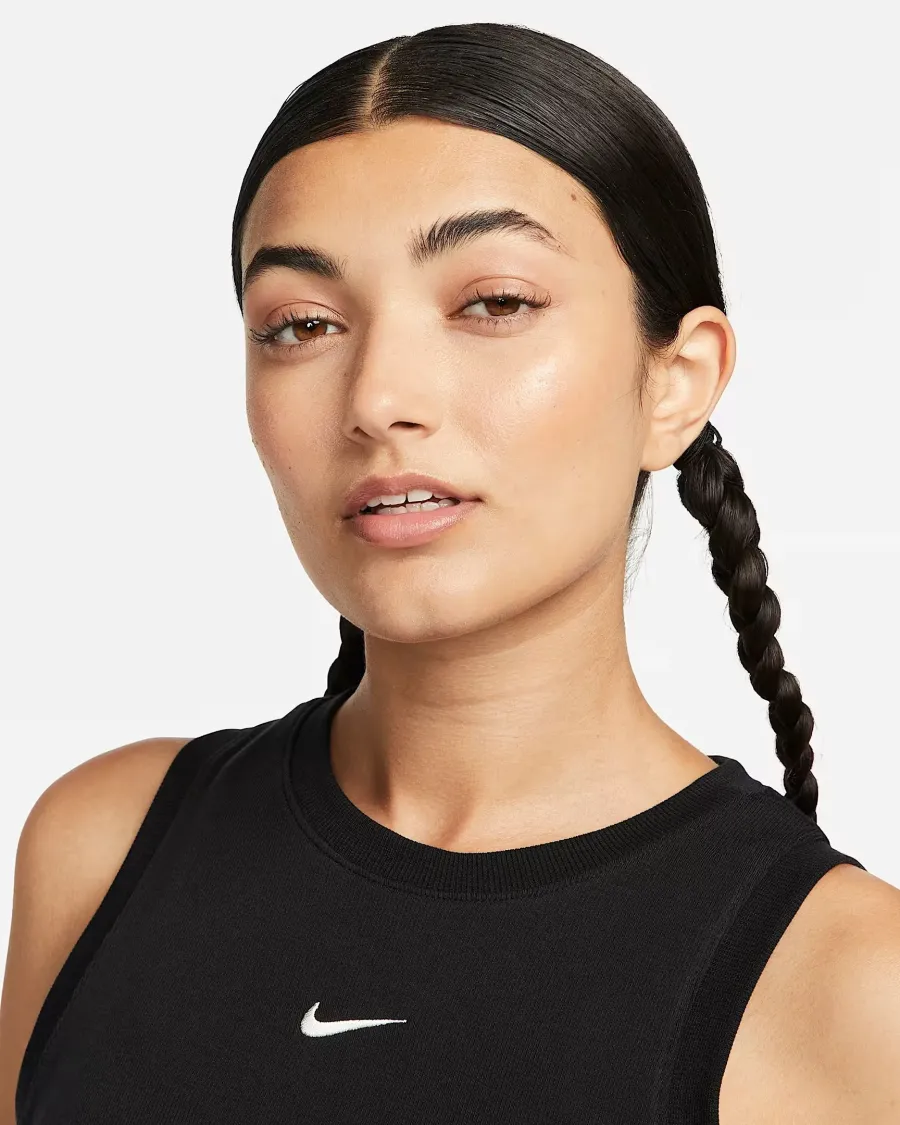 Майка Nike Sportswear Chill Knit Tight Cropped Mini-Rib FB8279-010