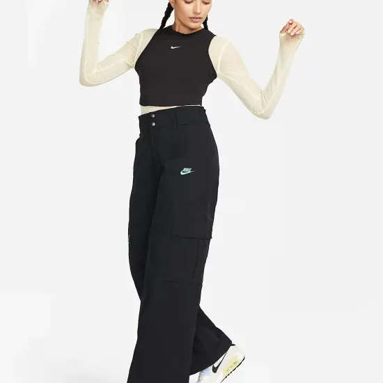 Майка Nike Sportswear Chill Knit Tight Cropped Mini-Rib FB8279-010