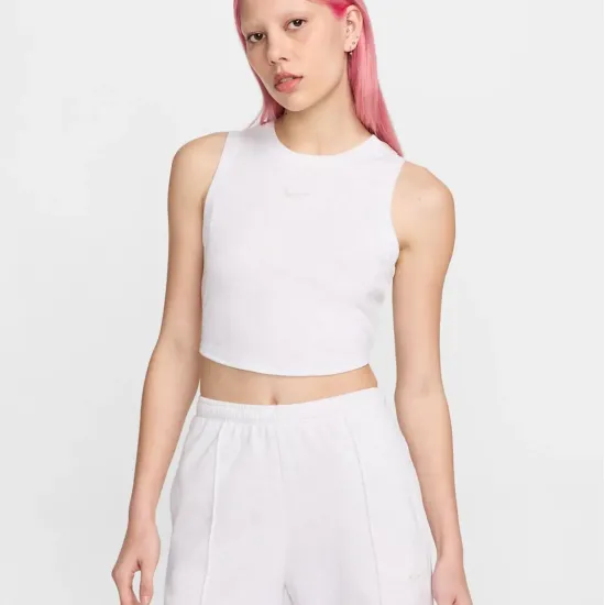 Майка Nike Sportswear Chill Knit Tight Cropped Mini-Rib FB8279-051
