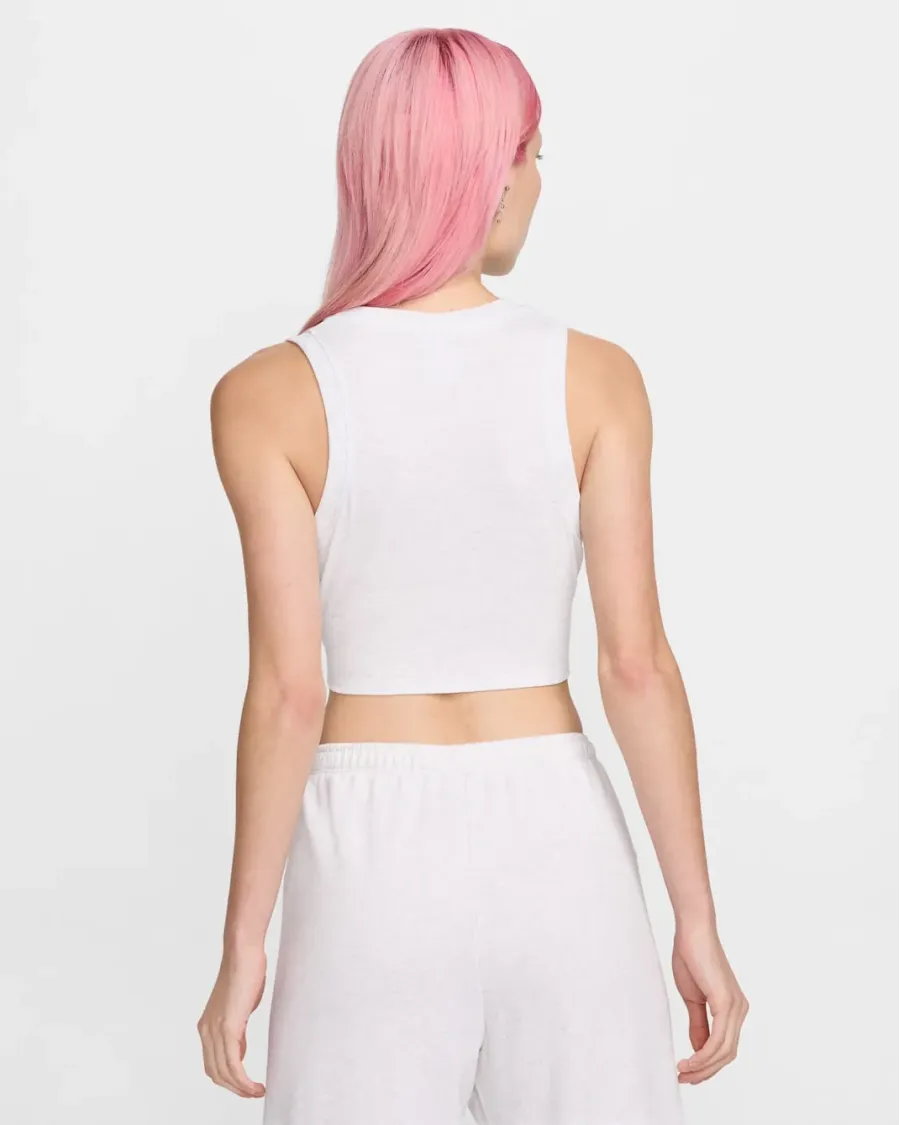 Майка Nike Sportswear Chill Knit Tight Cropped Mini-Rib FB8279-051