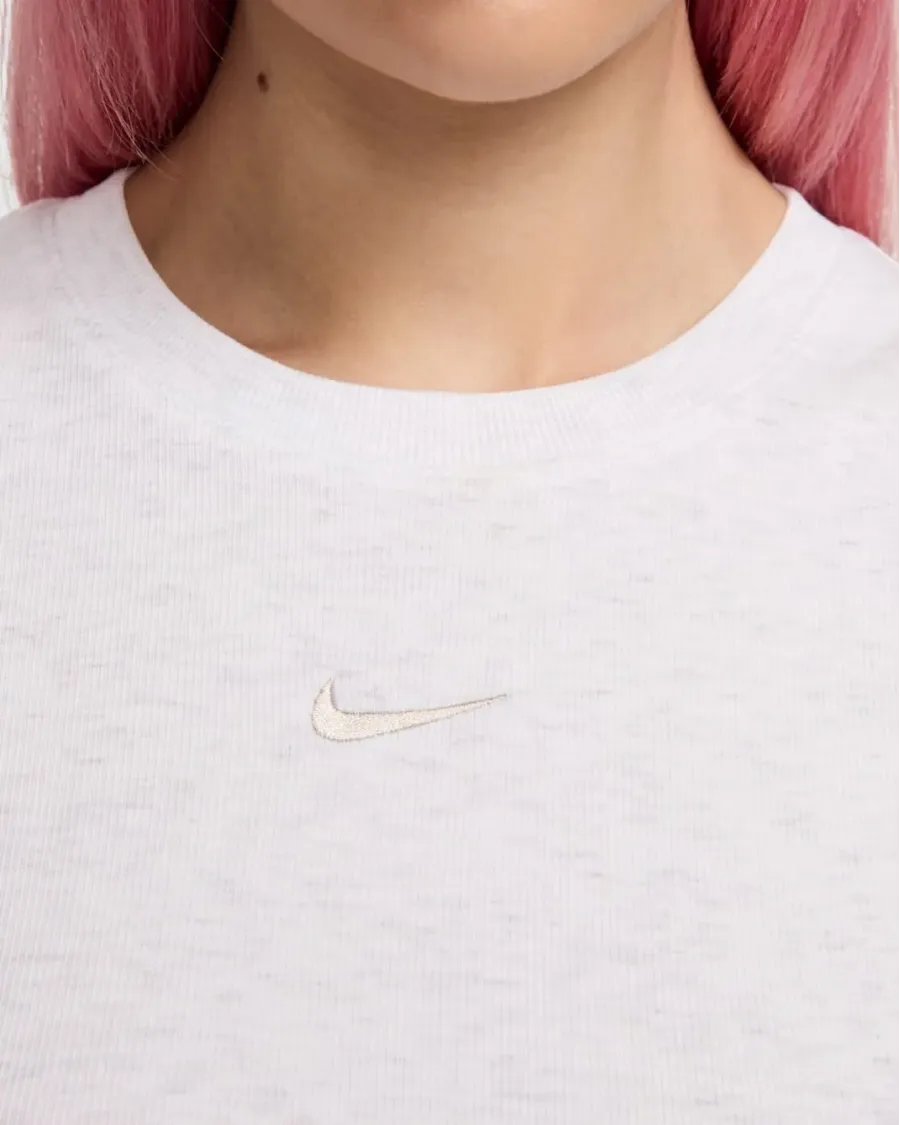 Майка Nike Sportswear Chill Knit Tight Cropped Mini-Rib FB8279-051