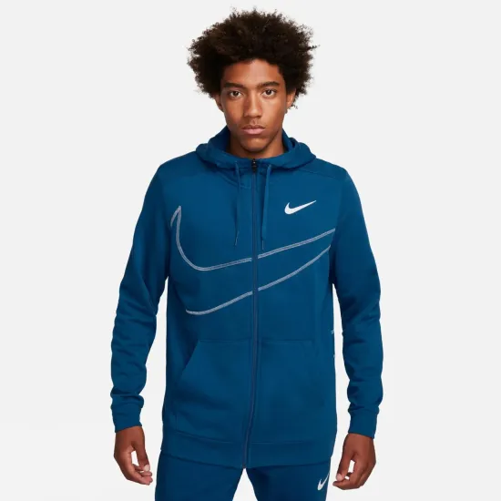 Кофта Nike Dri-FIT Fleece Full-Zip Fitness FB8575-476