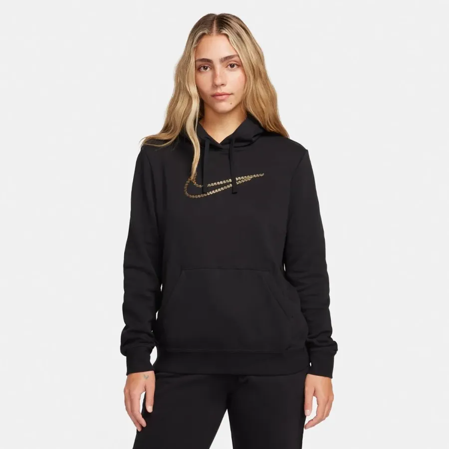 Кофта Nike Sportswear Club Fleece Shine Oversized Pullover FB8763-010