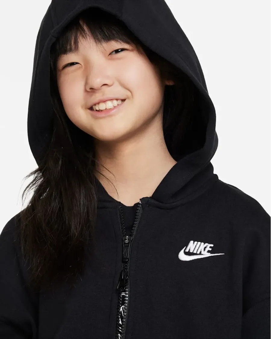 Толстовка Nike Sportswear Club Fleece Oversized Full-Zip FD2931-010