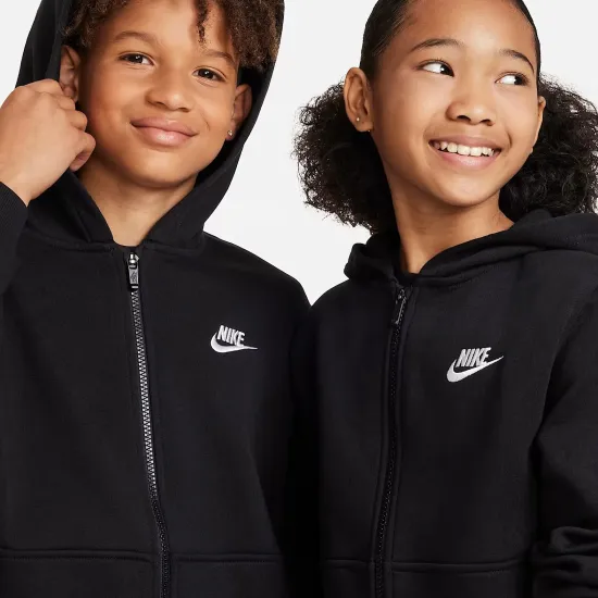 Толстовка Nike Sportswear Club Fleece Full-Zip Hoodie Youth FD3004-010