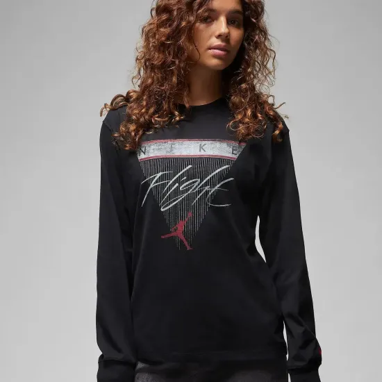 Лонгслів Nike Air Jordan Women's Long-Sleeve Graphic FD7205-010