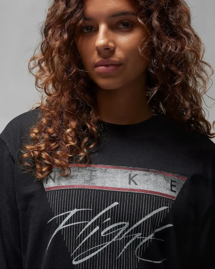 Лонгслів Nike Air Jordan Women's Long-Sleeve Graphic FD7205-010