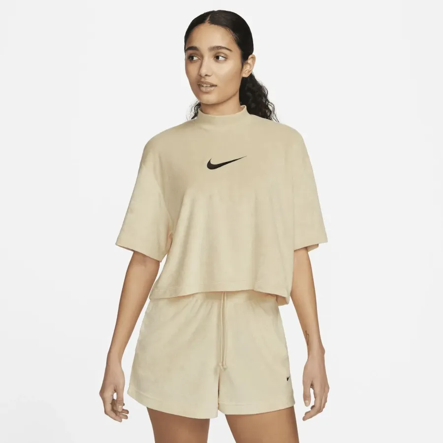 Футболка Nike Sportswear Mock-Neck Short-Sleeve Terry Top FJ4894-294