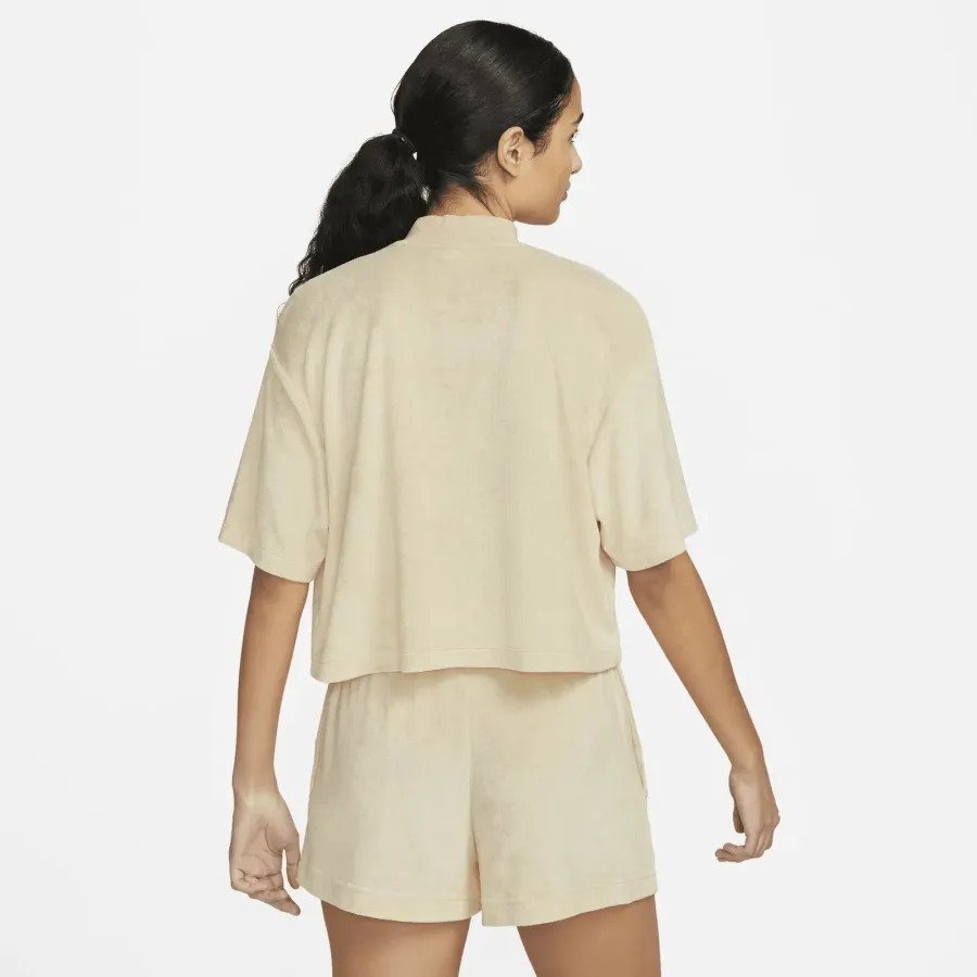 Футболка Nike Sportswear Mock-Neck Short-Sleeve Terry Top FJ4894-294