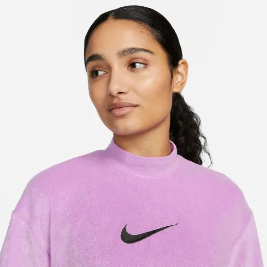 Футболка Nike Sportswear Mock-Neck Short-Sleeve Terry Top FJ4894-532