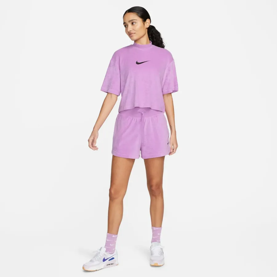 Футболка Nike Sportswear Mock-Neck Short-Sleeve Terry Top FJ4894-532