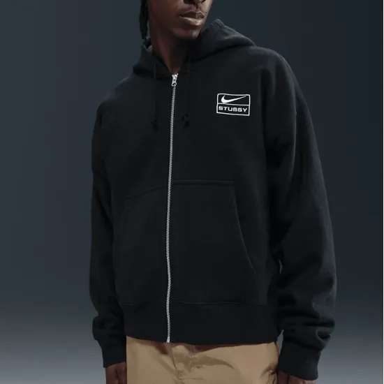 Кофта Nike x Stüssy Zip Fleece Hoodie FJ9175-010