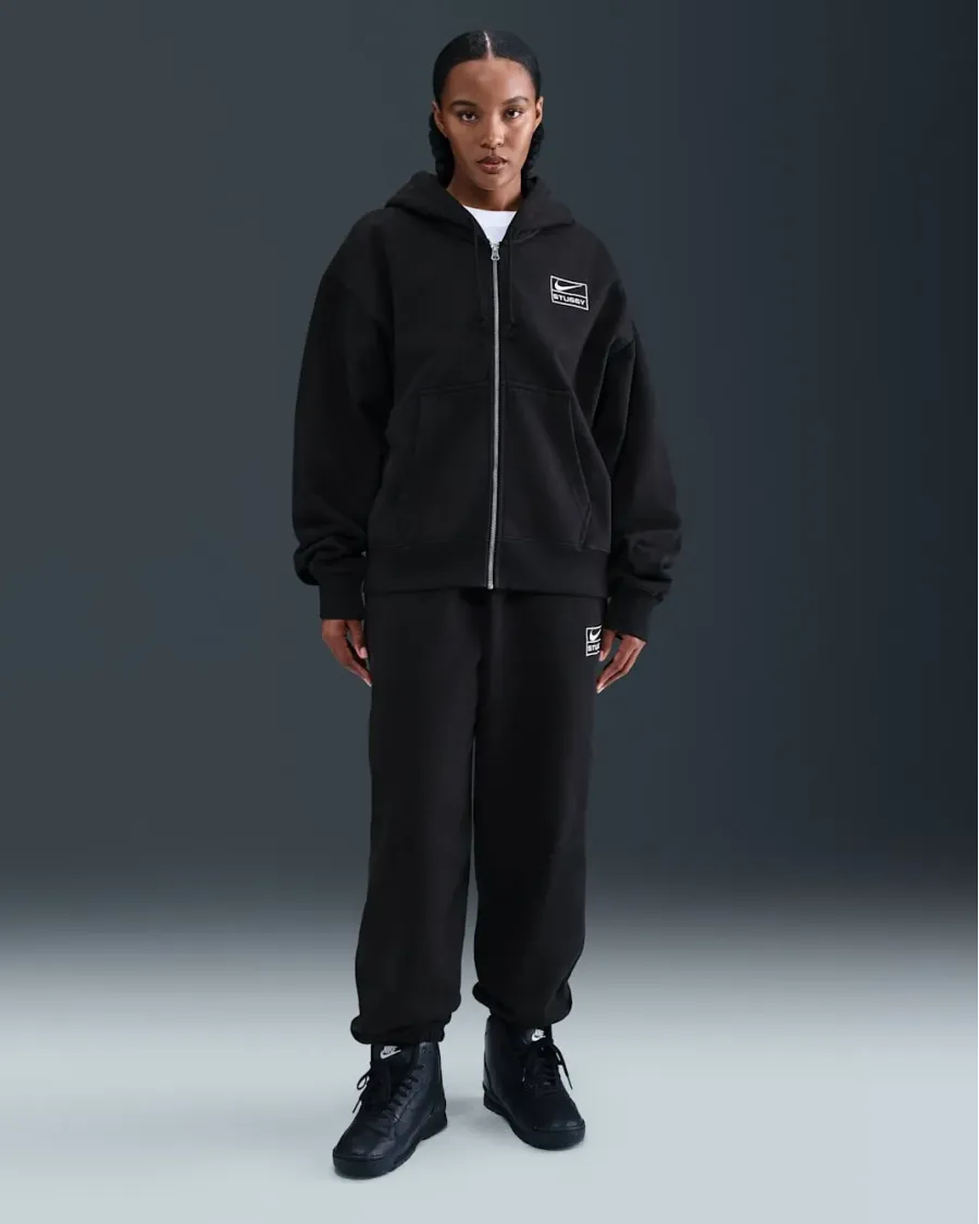 Кофта Nike x Stüssy Zip Fleece Hoodie FJ9175-010