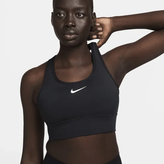 Топ Nike Swoosh Medium Support Padded Longline Sports FN2728-010