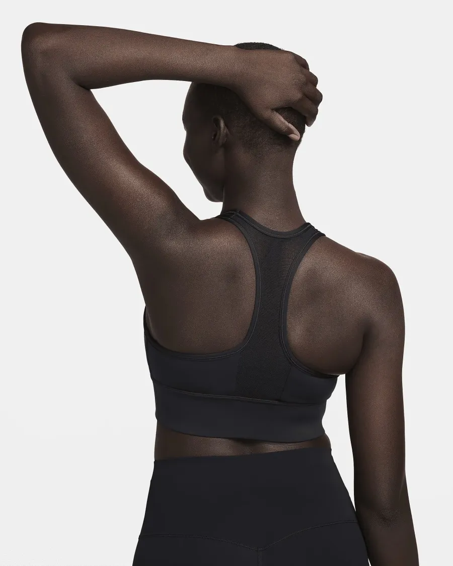 Топ Nike Swoosh Medium Support Padded Longline Sports FN2728-010