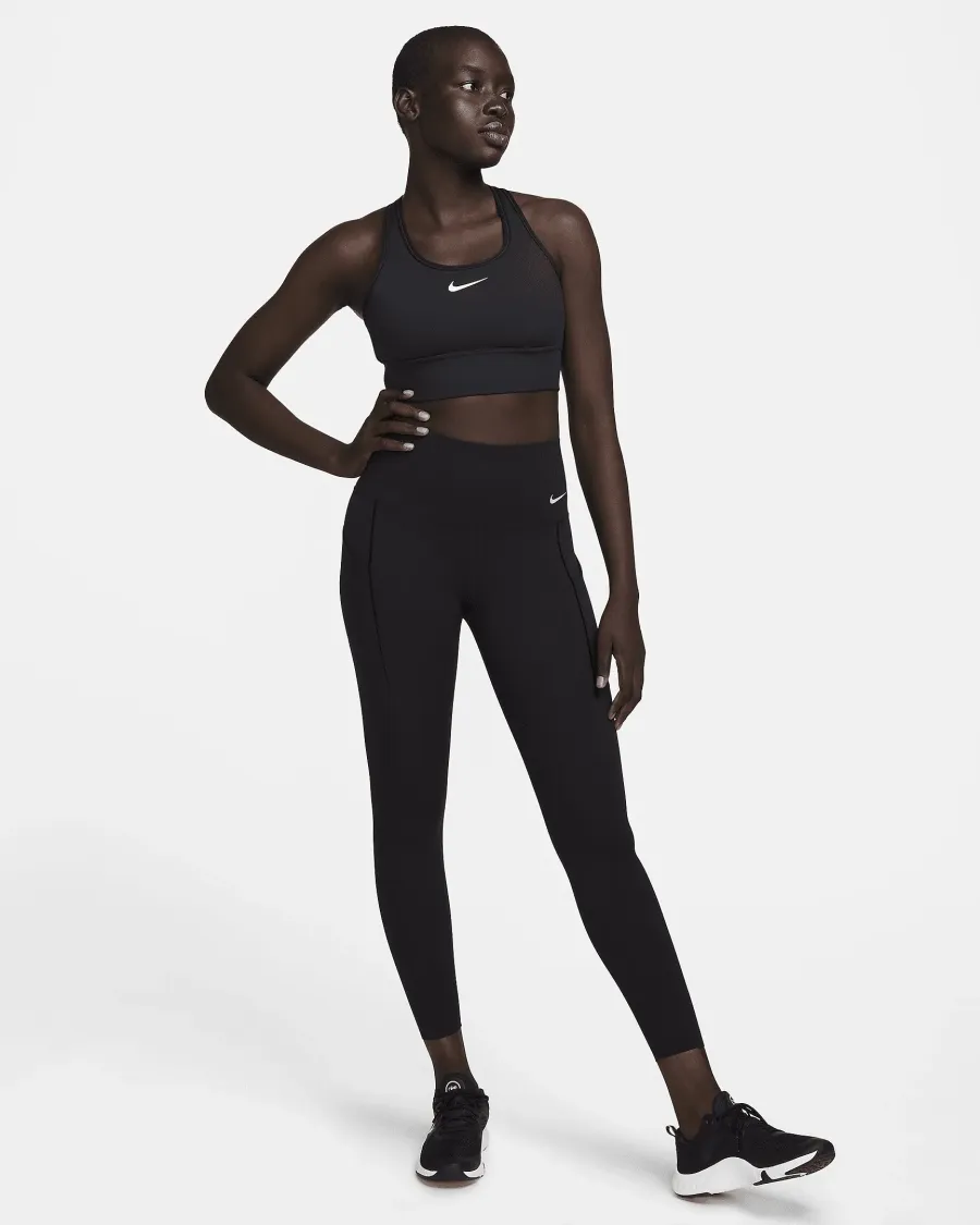 Топ Nike Swoosh Medium Support Padded Longline Sports FN2728-010