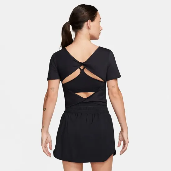 Топ Nike One Classic Dri-FIT Short-Sleeve Cropped Twist FN2851-010