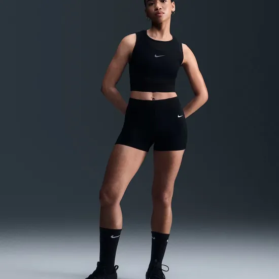 Шорти Nike Pro Mid-Rise Mesh-Paneled FN3336-010