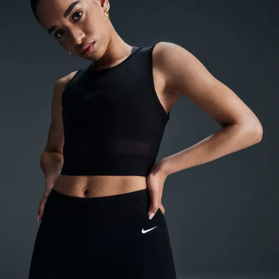 Шорти Nike Pro Mid-Rise Mesh-Paneled FN3336-010
