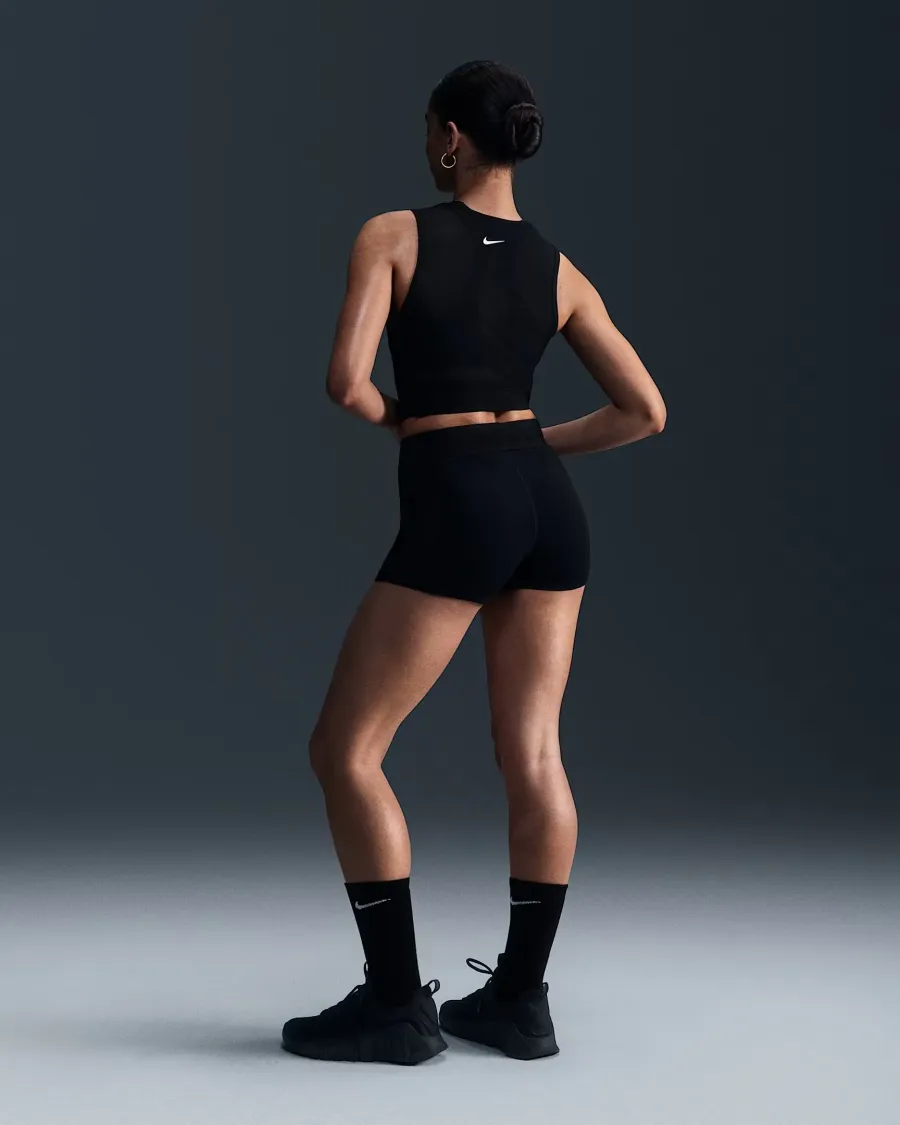 Шорти Nike Pro Mid-Rise Mesh-Paneled FN3336-010