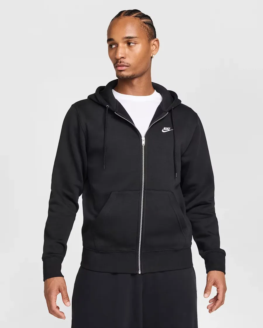Кофта Nike Club Full-Zip Fleece FN3861-010