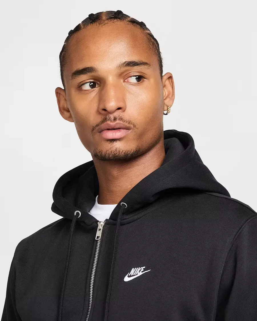 Кофта Nike Club Full-Zip Fleece FN3861-010