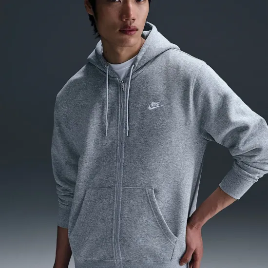 Кофта Nike Club Full-Zip Fleece FN3861-063
