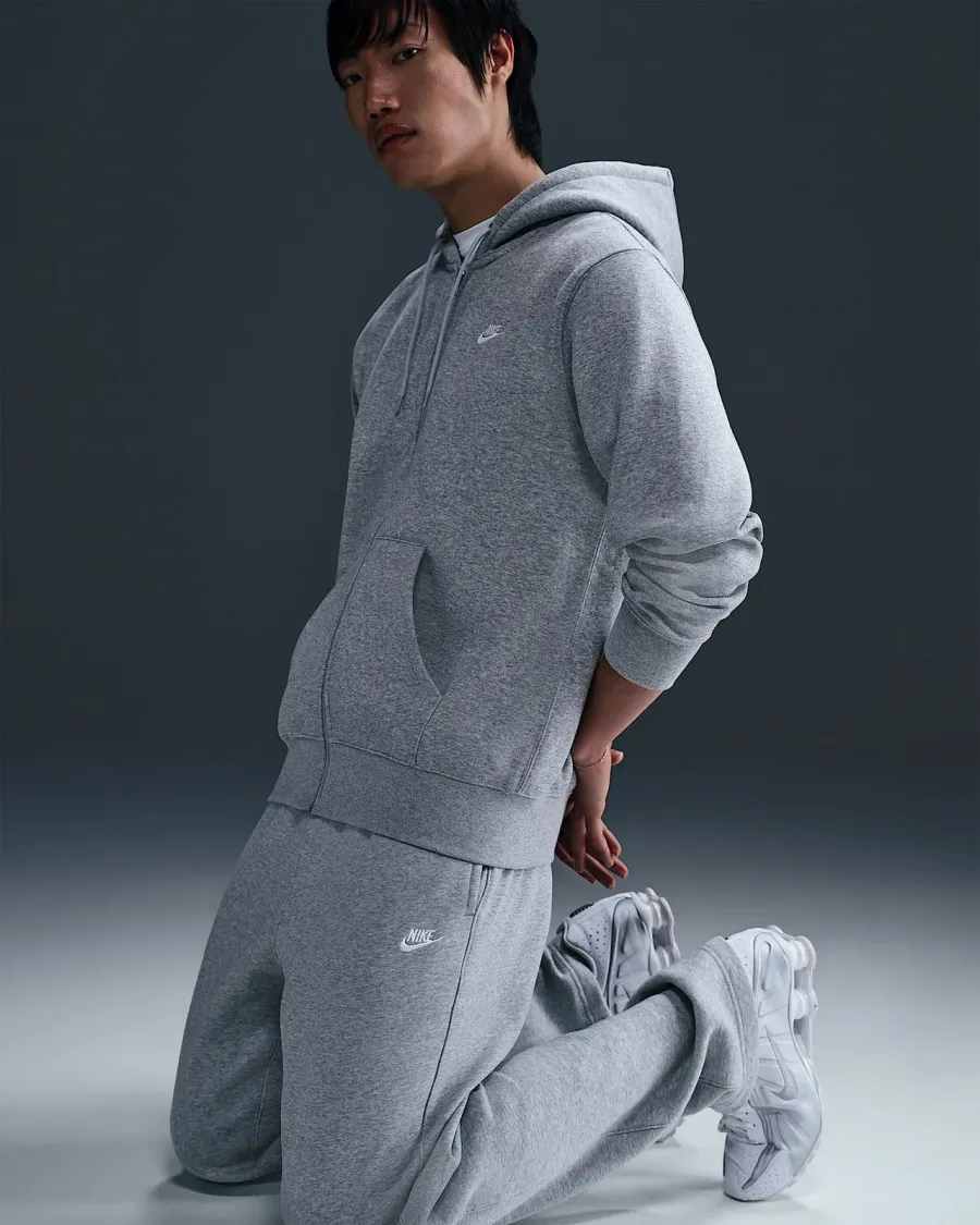 Кофта Nike Club Full-Zip Fleece FN3861-063