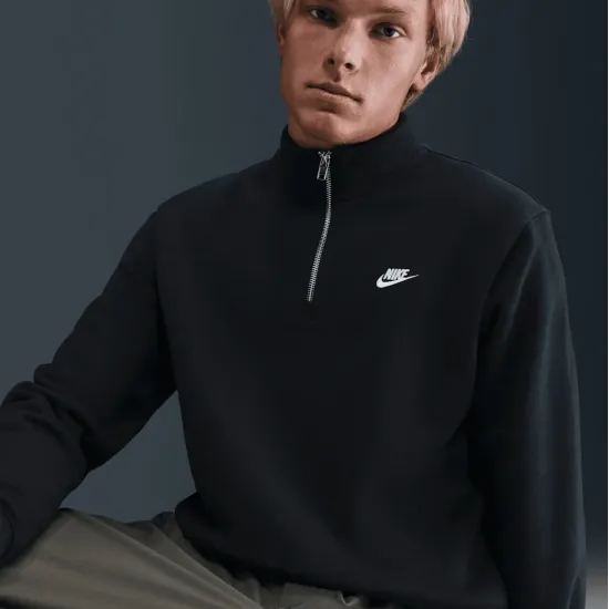 Світшот Nike Sportswear Club Half-Zip Fleece FN3864-010
