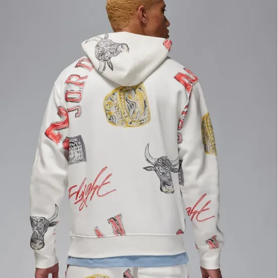 Костюм Nike Air Jordan Essentials Allover Print Fleece FN4545-133_FN4547-133