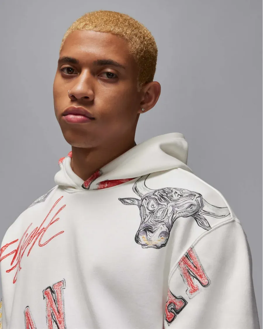 Костюм Nike Air Jordan Essentials Allover Print Fleece FN4545-133_FN4547-133