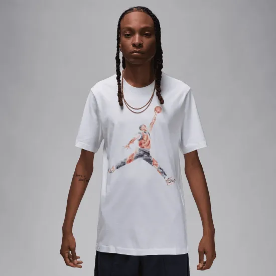 Футболка Nike Air Jordan Jumpman Watercolor Short Sleeve FN5980-100