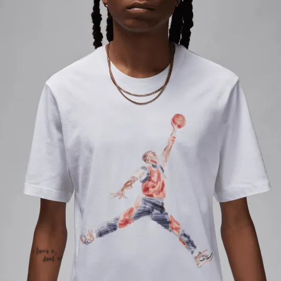 Футболка Nike Air Jordan Jumpman Watercolor Short Sleeve FN5980-100