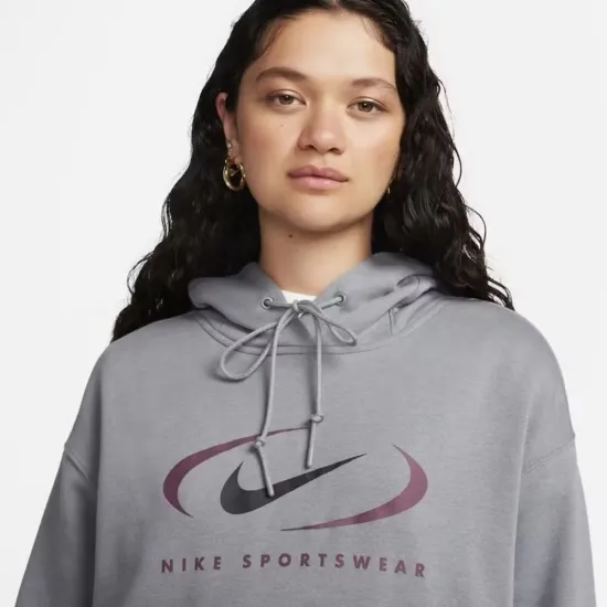 Кофта Nike Sportswear Oversized Fleece Pullover FN7698-084