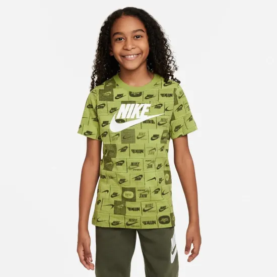 Футболка Nike Sportswear Club Seasonal AOP HBR FN9609-377