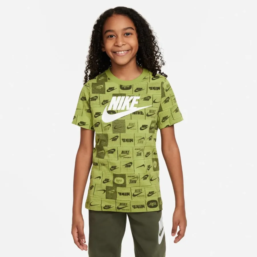 Футболка Nike Sportswear Club Seasonal AOP HBR FN9609-377